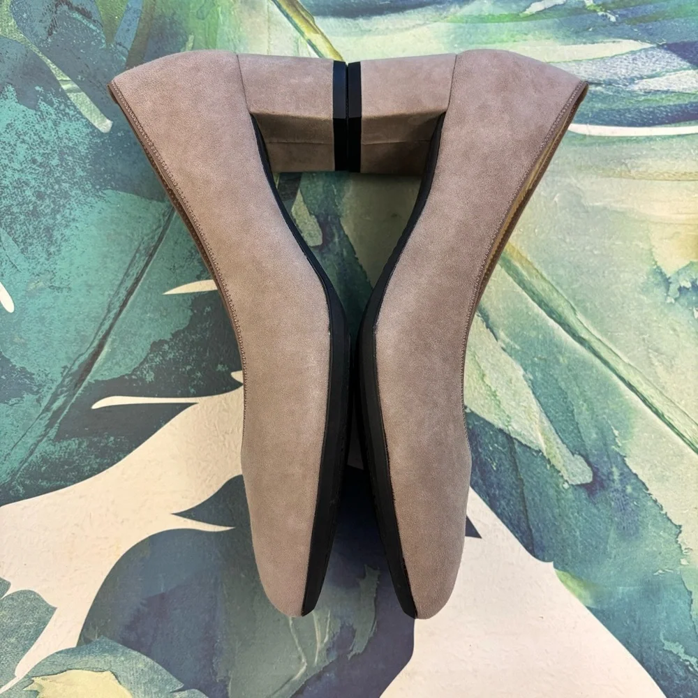 NEW ARA Kendall Suede Pump Tan Size 8 Heels Comfort Shoe